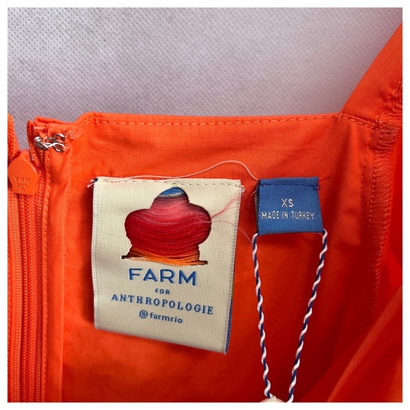 FARM RIO Tiered Colorblocked 3/4 sleeve Maxi Dress XS - Picture 14 of 17